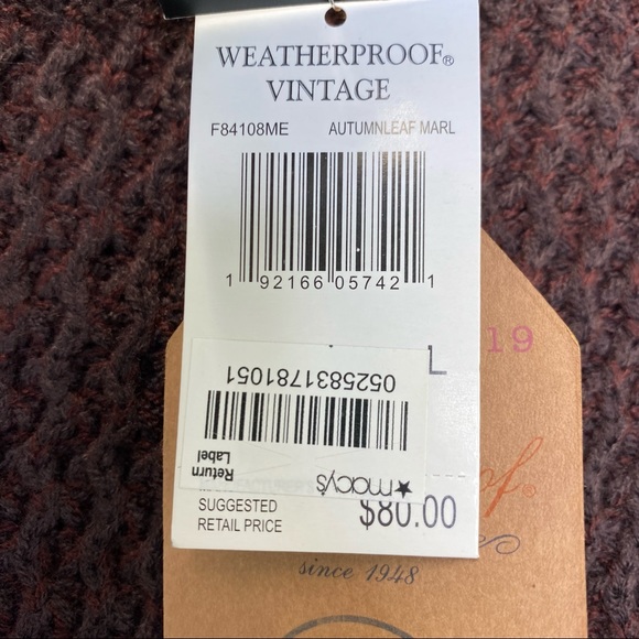 Weatherproof Textured Pullover Sweater Autumn Leaf - Picture 8 of 8